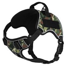 Multipurpose Dog Harness, Green Camo XS 18"-22"