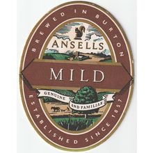 BEER MAT - ANSELLS BREWERY - MILD - (Cat No 189) - (1989)