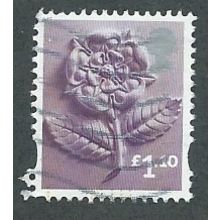 ENGLAND £1.10 'TUDOR ROSE' (EN41) FINE USED (EBID47-249)