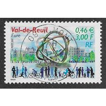 FRA 2001 3F 'VAL DE REUIL' FINE USED (EBID55-923)