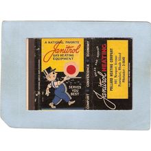 Rhode Island Pawtucket Matchcover Royal Flash Pollard Heating Co 801 Newpo~921