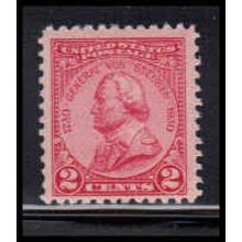 689 2c General von Steuben Just Clears MNH Z0263