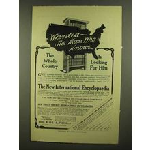 1908 New International Encyclopedia Ad - Wanted