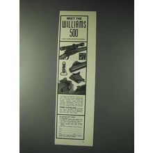 1973 Williams Gun Sight Ad - Meet the Williams 500
