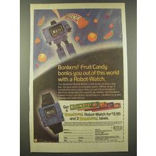 1986 Nabisco Bonkers! Candy Ad - Out of This World With a Robot-Watch