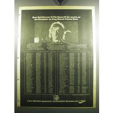 1974 The King Biscuit Flower Hour Advertisement - Rod Stewart & The Faces