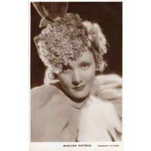 Marlene Dietrich Paramount Pictures Film Star Real Photo Postcard