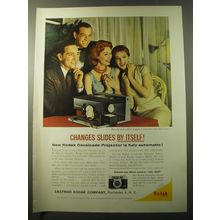 1960 Kodak Cavalcade Slide Projector Advertisement - Changes Slides by Itself