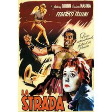 La Strada 2 REMASTERED Poster Canvas Movie Film Print A0 A1 A2 A3 A4 A5 A6 Art