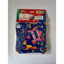 Party Banner pack of 2 - Happy Birthday - 004