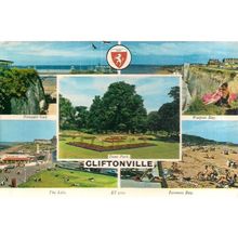 CLIFTONVILLE, nr. Margate, Kent postcard 1978 postmark =