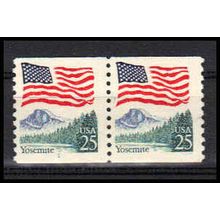 2280 25c U.S. Flag Fine MNH CNP Left 1 PA1069
