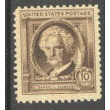 863 10c Samuel Clemens Just Clears MNH GA0077