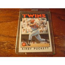 1986 Topps, 2nd Year, KIRBY PUCKETT, Twins #329