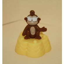 2012 McDonalds Squinkies Brown Monkey