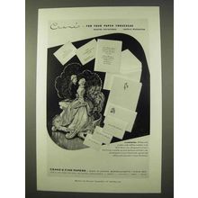 1954 Crane's Fine Papers Ad - For Your Paper Trousseau