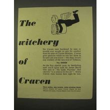 1954 Craven Tobacco Ad - The Witchery of Craven