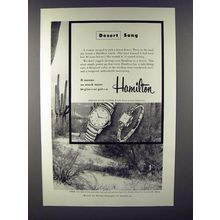 1954 Hamilton Neilsen, Nadine Watch Ad - Desert Song
