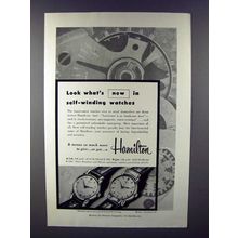 1954 Hamilton K-300, K-200 Watch Ad - Self-Winding