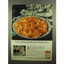 1965 Chef Boy-Ar-Dee Beef Ravioli Ad - Shades of Rome