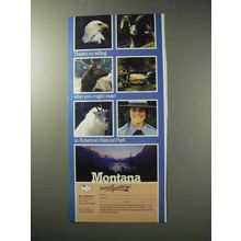1986 Montana Tourism Ad - America's Natural Park