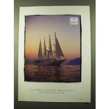 1990 Windstar Sail Cruises Ad, Reprieve From Mediocrity