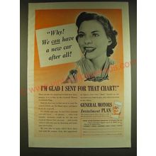 1939 General Motors Ad - Why! We can can have a new car after all!