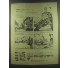 1954 Pressed Steel Company limited Ad - From Oxford to the highways of the world