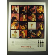 1964 Domecq Sherries Advertisement - Antonio Gades - Unrivalled masters