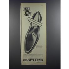 1964 Crockett & Jones Woodstock Shoes Ad - Very Very good shoes
