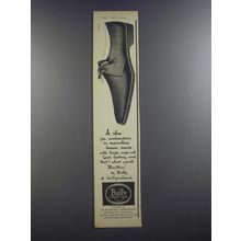 1964 Bally Bantam Shoes Ad - A shoe for weekenders in masculine brown suede