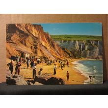 COLOURED CLIFFS, ALUM BAY, ISLE OF WIGHT. unused postcard by Dean & Co =