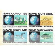 1970 Michel 1012/1015 - MNH (**) - Block of 4