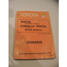 TOYOTA TERCEL AL1 SERIES CHASSIS REPAIR MANUAL 1979