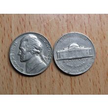 1964 USA 5 Cents Jefferson Nickel Coin