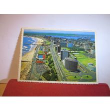 NORTH BEACH, DURBAN, NATAL, S. AFRICA used postcard 1973 stamp =