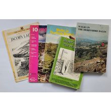 Walk books Peak District, Derbyshire Dales job lot