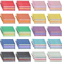 JARLINK 80 Pack Mesh Zipper Pouch, Pouch Bulk in 10 Colors, Multipurpose Storage