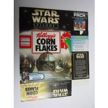 Kellogg`s 1999 Star Wars Statuettes Display Stand Limited Edition Crash Pack Box