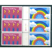 2395-2396a 25c Special Occations Very Fine MNH Pane/6 P# A1111 L00853