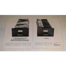 1966 Pendaflex Speed Filing Ad - Sloppy, Slow, Errors