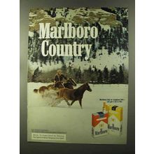 1973 Marlboro Cigarettes Ad - Marlboro Man, Cowboy, Horses