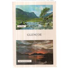 GLENCOE, multiview, SCOTLAND vintage unused postcard 1960s W.S.Thomson (a) #