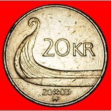 SHIP (1994-2009): NORWAY ★ 20 CRONWS 2003! DISCOVERY COIN!★LOW START★NO RESERVE