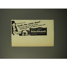 1954 Don Roth's Blackhawk Restaurant Ad - Fabulous food's the whole show!