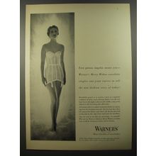 1954 Warner's Merry Widow Corselette Ad - First person singular means you