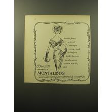 1960 Doop's and Montaldo's Dress by Max Lawrence Ad - Feminine Flattery