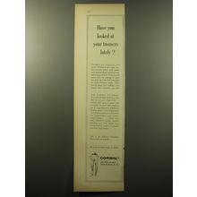 1960 Corbin Trousers Ad - Have you looked at your trousers lately?