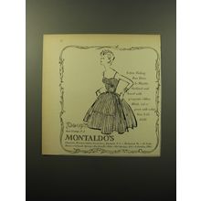1960 Doop's and Montaldo's Dress by Hayette Advertisement