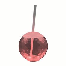 20 Ounce Multicolored Glass Ball Tumbler for Parties and Festivals